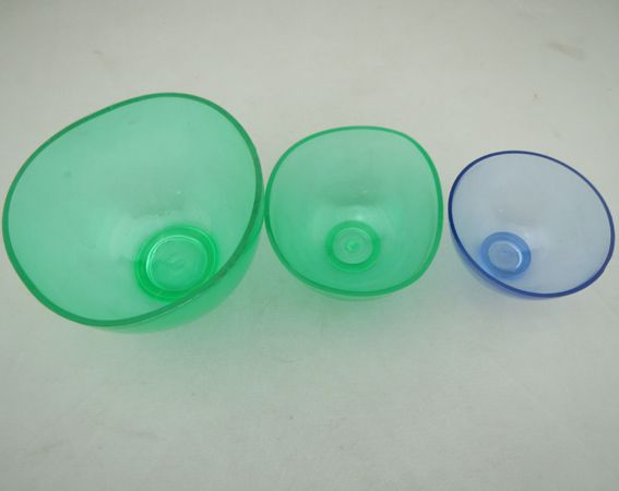 橡胶碗 透明 绿色